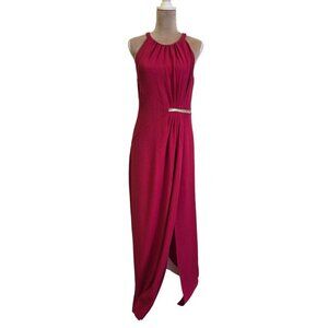 London Times Pink Maxi Gown. Size 12. NWT